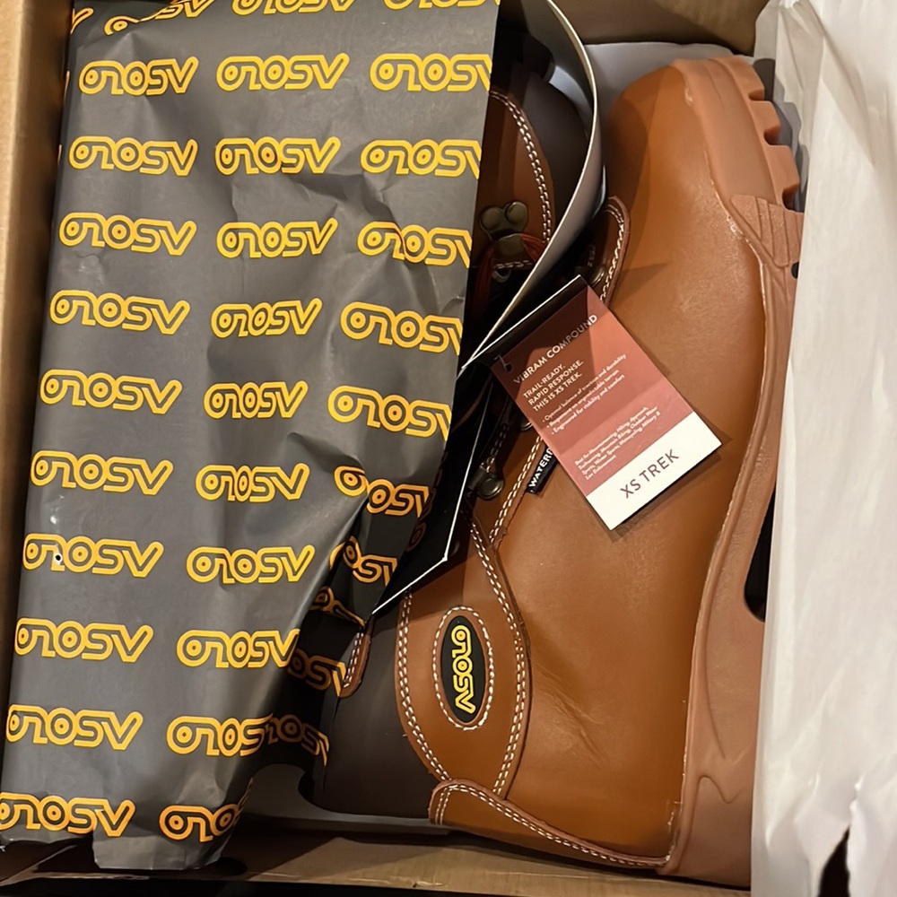 Asolo Sunrise Waterproof Hiking Boots Peanut Butter AS407M - Picture 8 of 8